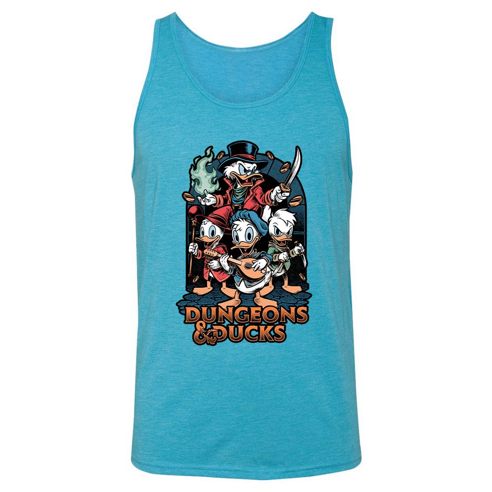 Unisex Jersey Tank - HWM7T7AN - Aqua Triblend - 3