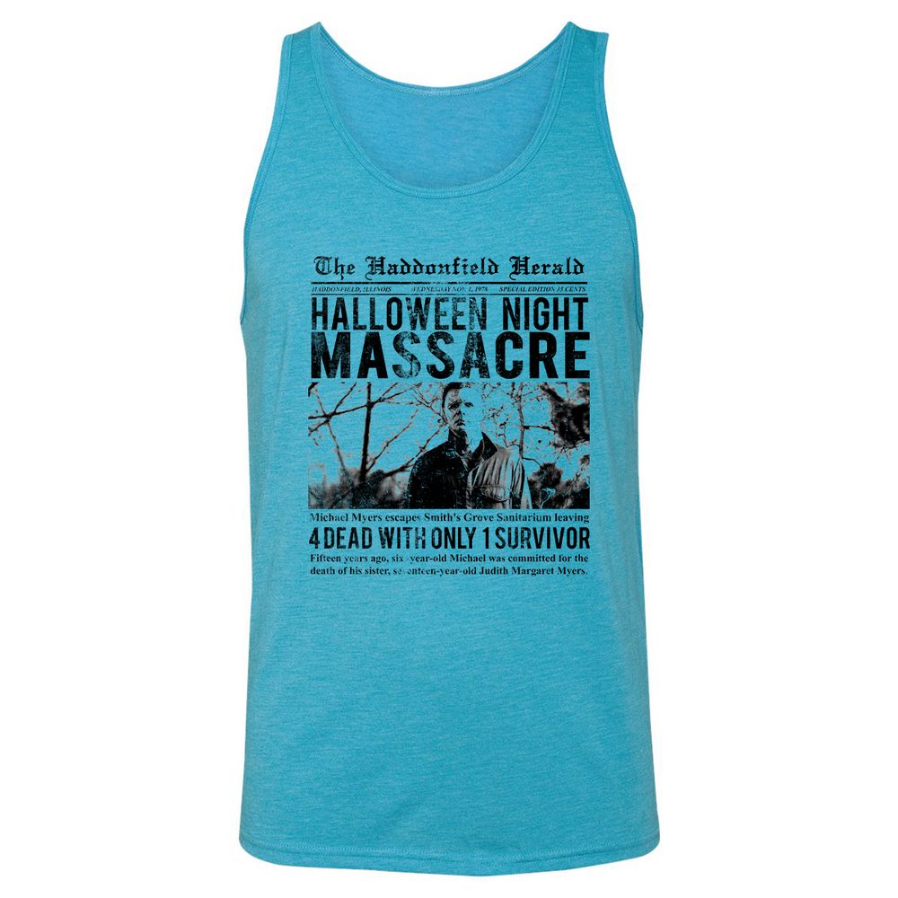 Unisex Jersey Tank - 23HCGKXQ - Aqua Triblend - 3