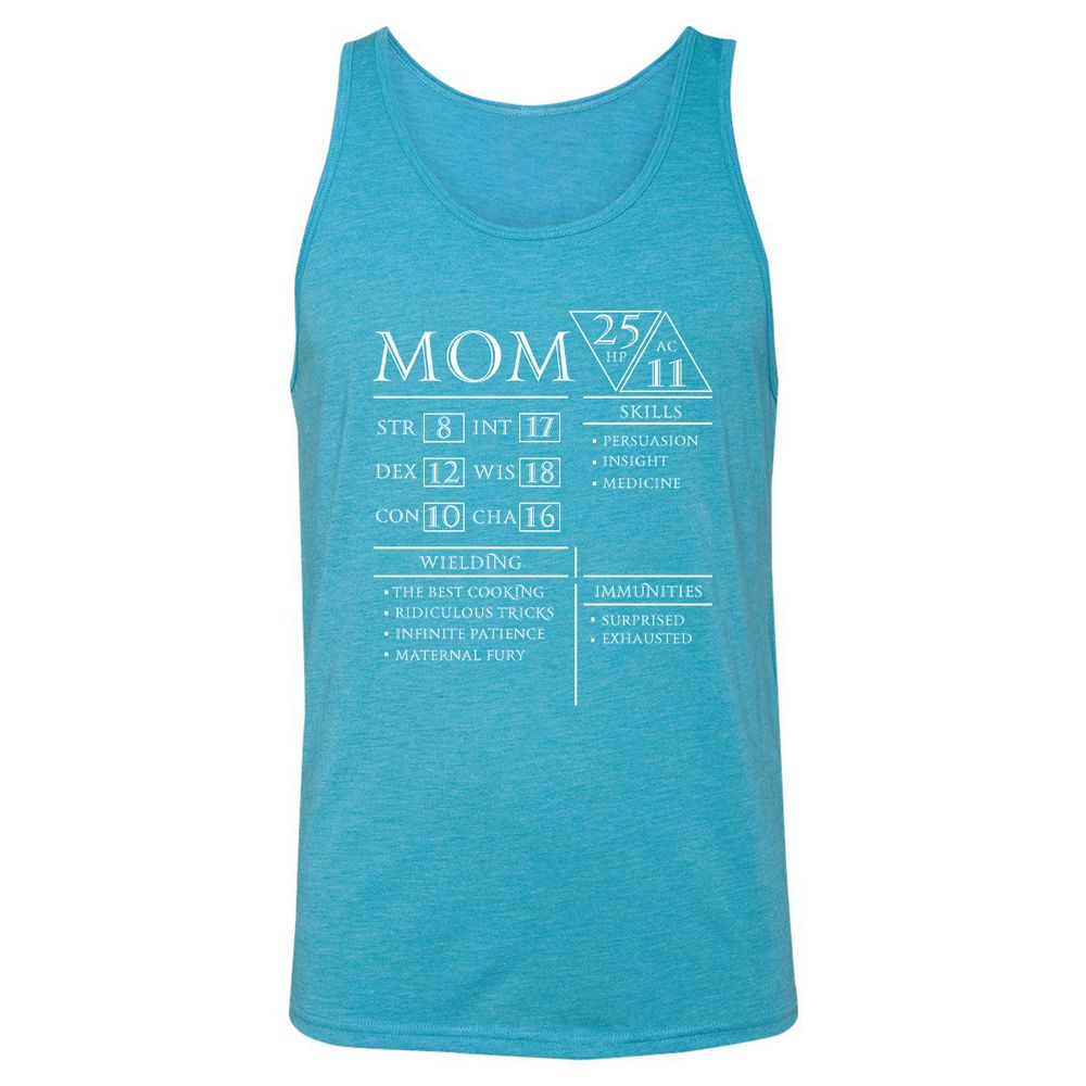 Unisex Jersey Tank - JGSUVMFC - Aqua Triblend - 3