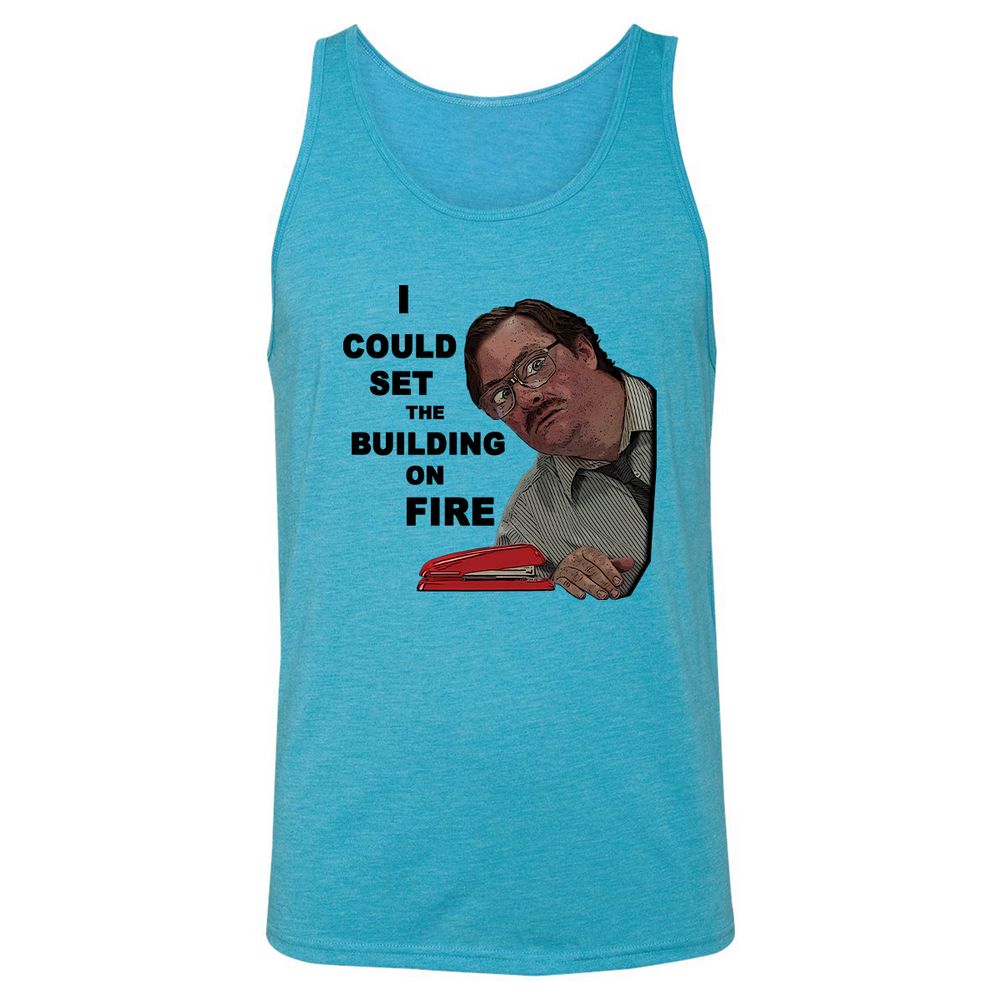 Unisex Jersey Tank - 64G5E3D9 - Aqua Triblend - 3
