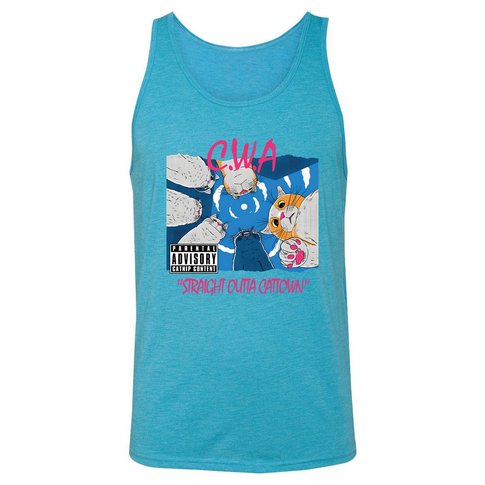 Unisex Jersey Tank - Y3L2WJUG - Aqua Triblend - 3