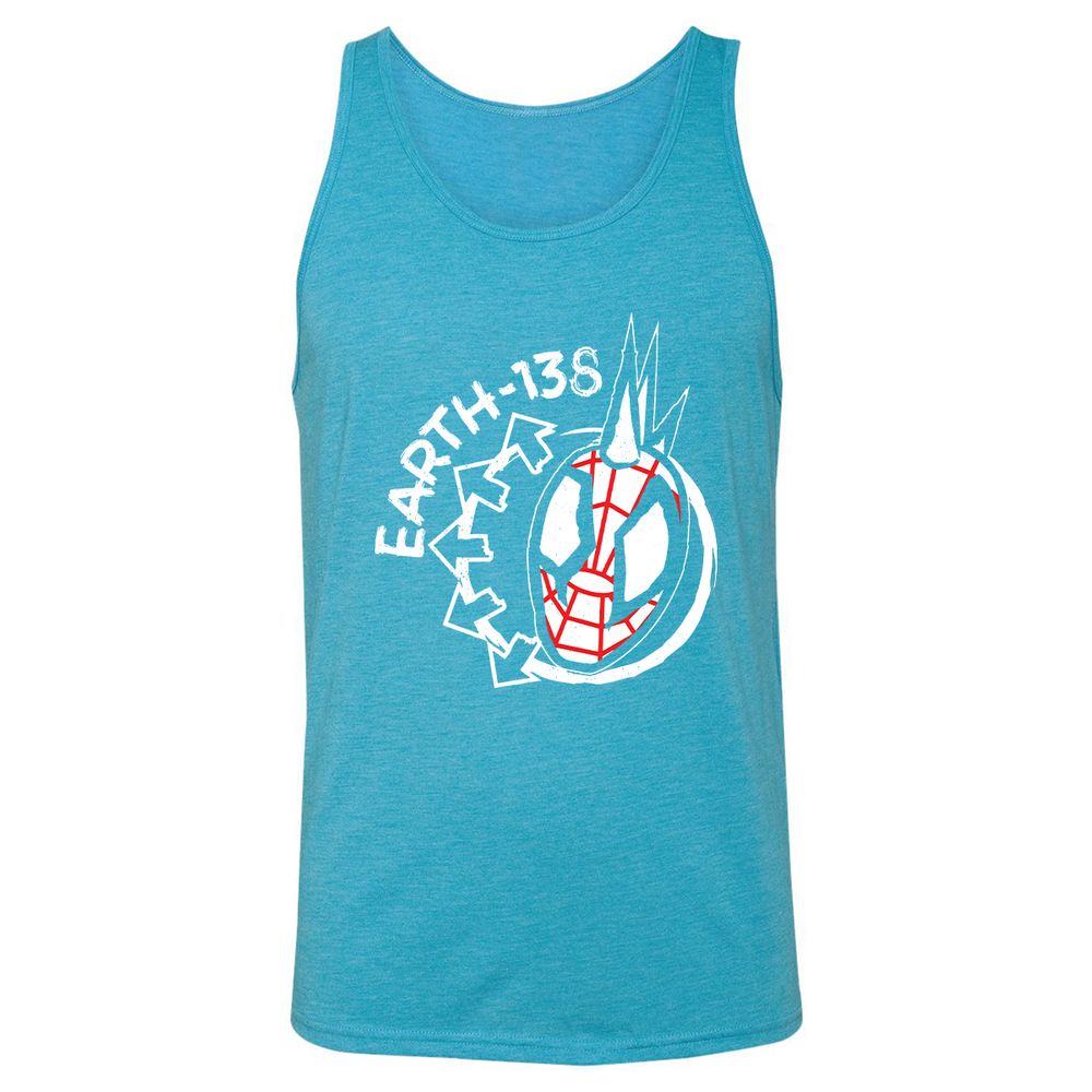 Unisex Jersey Tank - R1F4NL7P - Aqua Triblend - 3