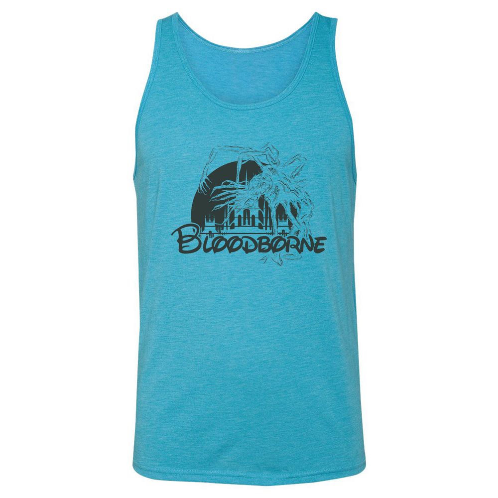 Unisex Jersey Tank - 233HHTTS - Aqua Triblend - 3