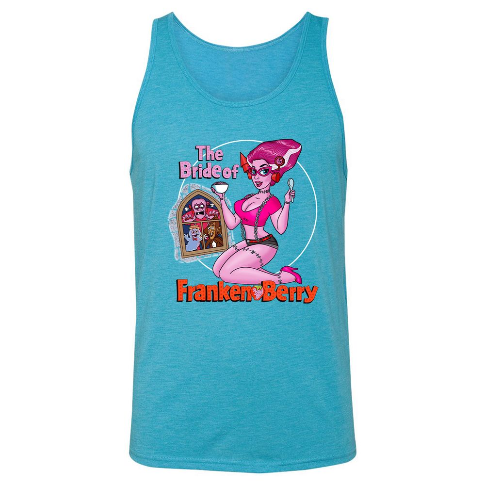 Unisex Jersey Tank - MSFFEEW8 - Aqua Triblend - 3