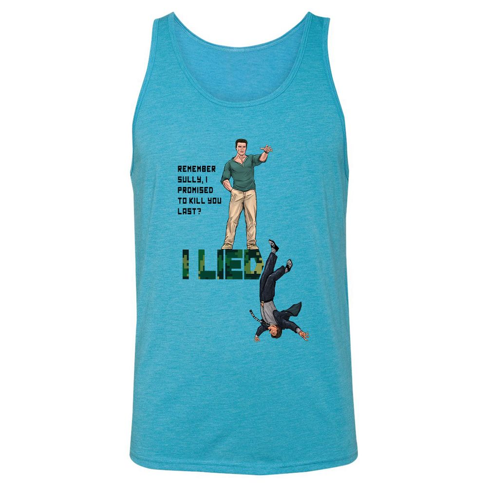 Unisex Jersey Tank - 51R8WTBH - Aqua Triblend - 3