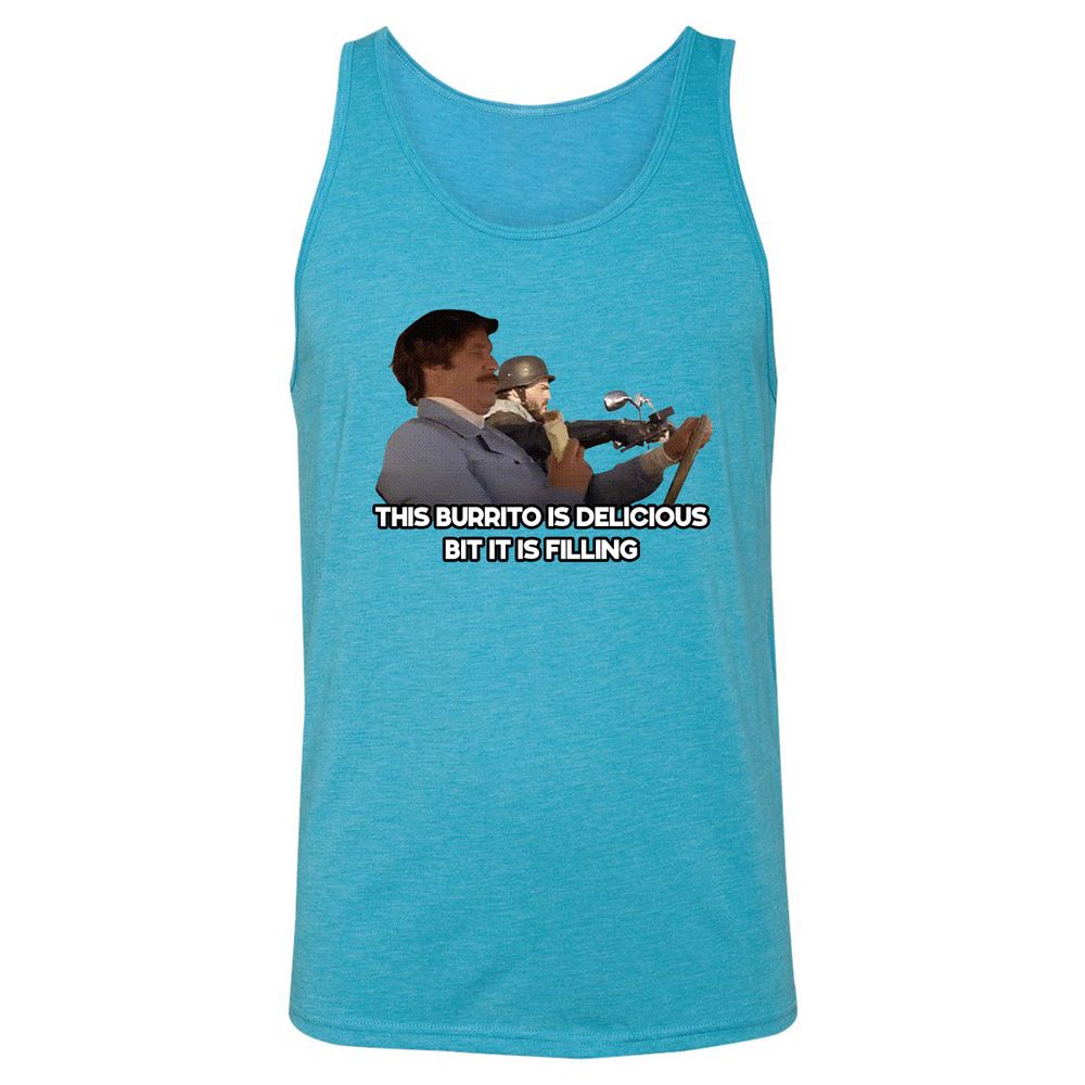 Unisex Jersey Tank - 855ASJF7 - Aqua Triblend - 3