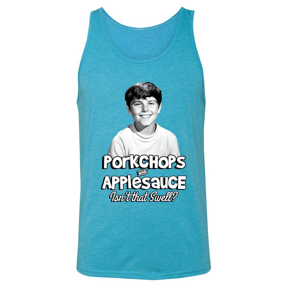 Unisex Jersey Tank - U7SGV4TE - Aqua Triblend - 3