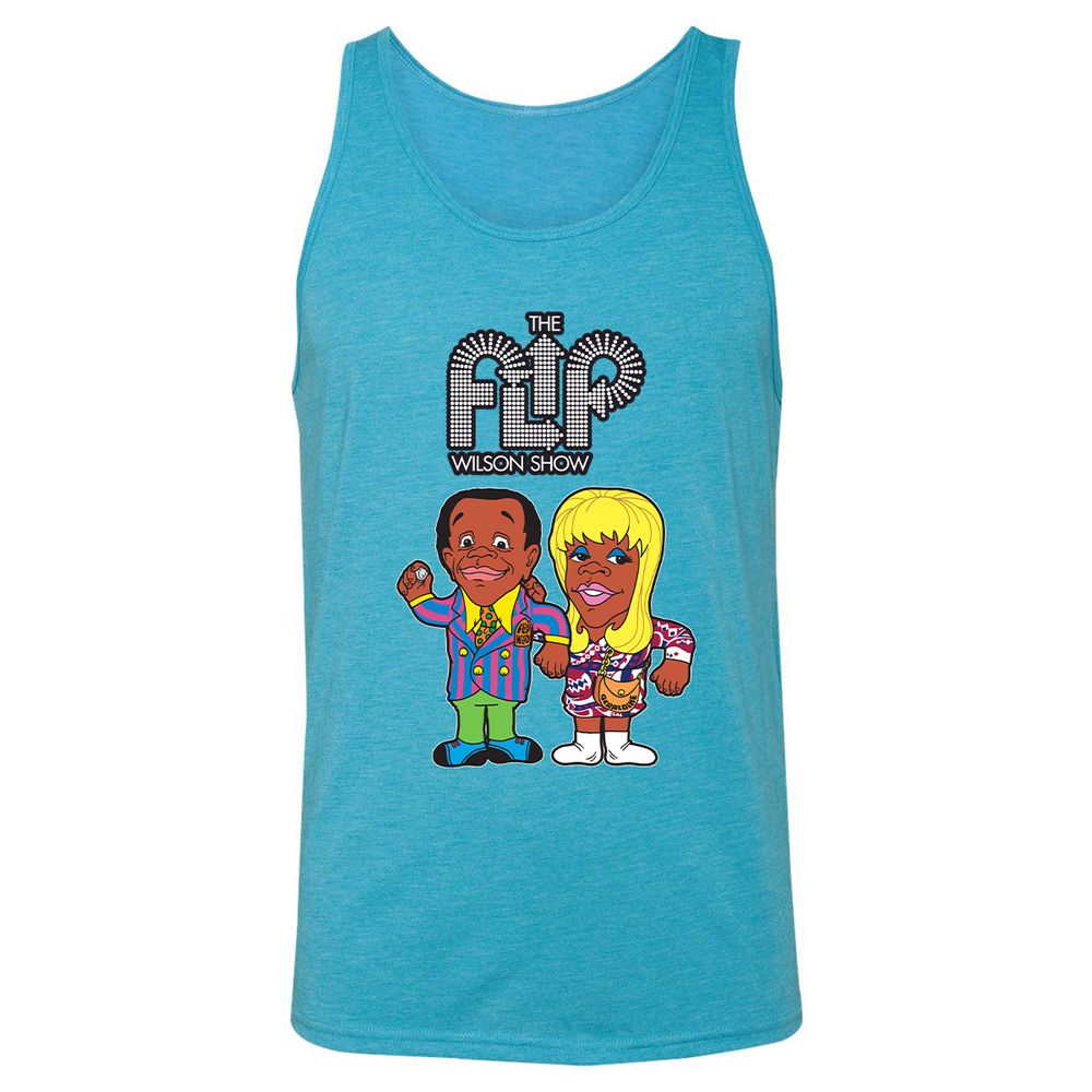 Unisex Jersey Tank - EPTLZKWJ - Aqua Triblend - 3