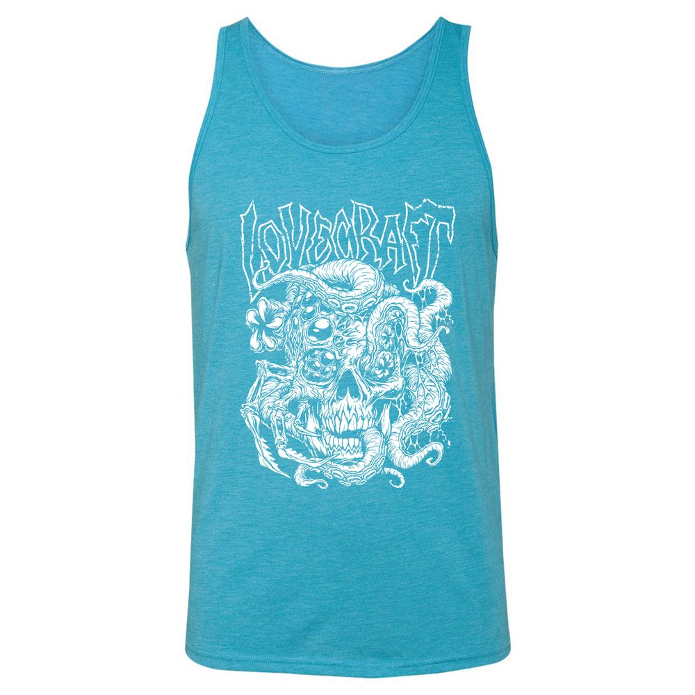 Unisex Jersey Tank - LTP9VH5R - Aqua Triblend - 3