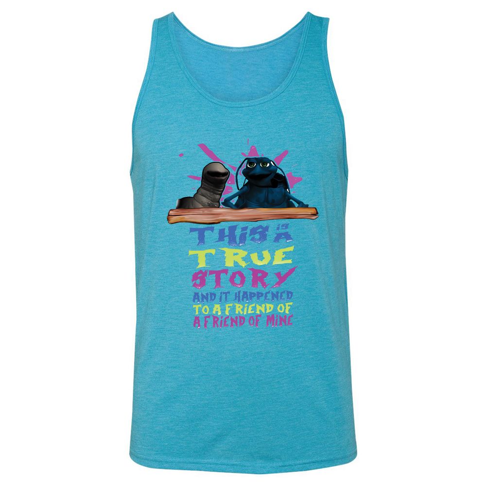 Unisex Jersey Tank - 6Q5248AN - Aqua Triblend - 3