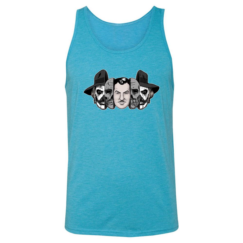 Unisex Jersey Tank - QTXAC173 - Aqua Triblend - 3