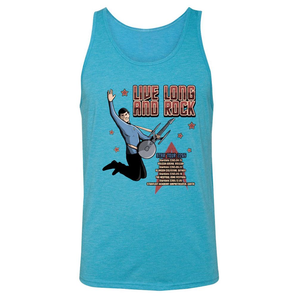 Unisex Jersey Tank - CN74PCQB - Aqua Triblend - 3
