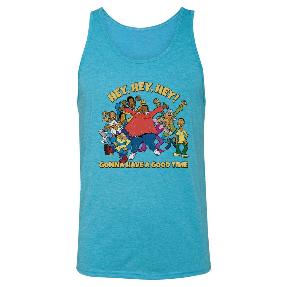 Unisex Jersey Tank - YRV6YNUW - Aqua Triblend - 3