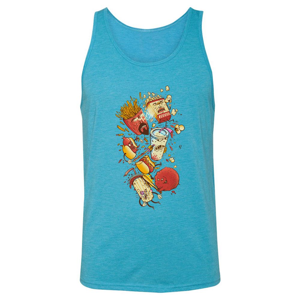 Unisex Jersey Tank - Y7FECFPA - Aqua Triblend - 3