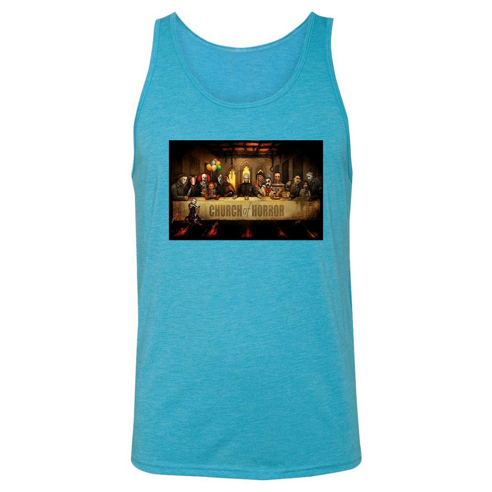 Unisex Jersey Tank - RQSYLMRE - Aqua Triblend - 3