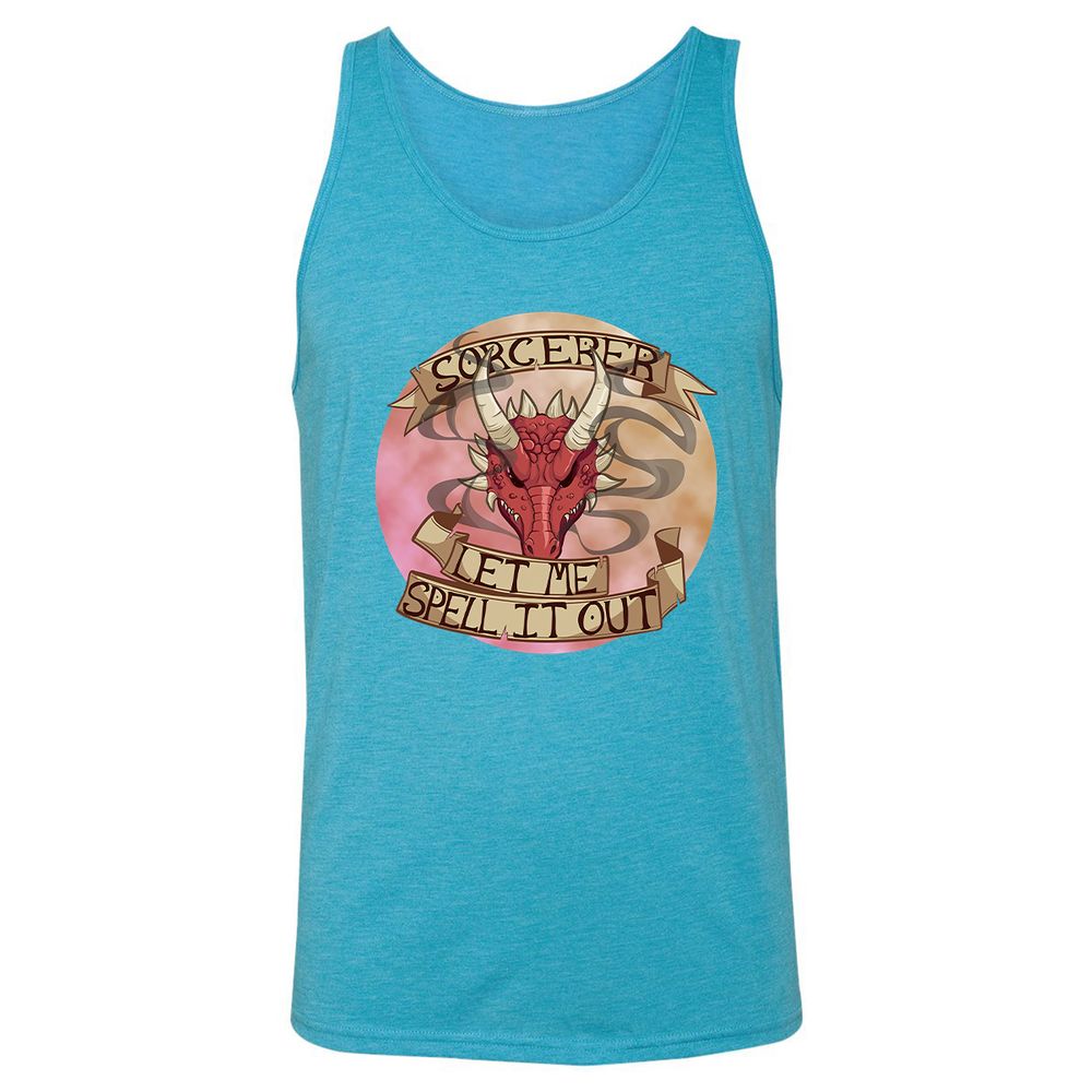 Unisex Jersey Tank - GUD75X9A - Aqua Triblend - 3