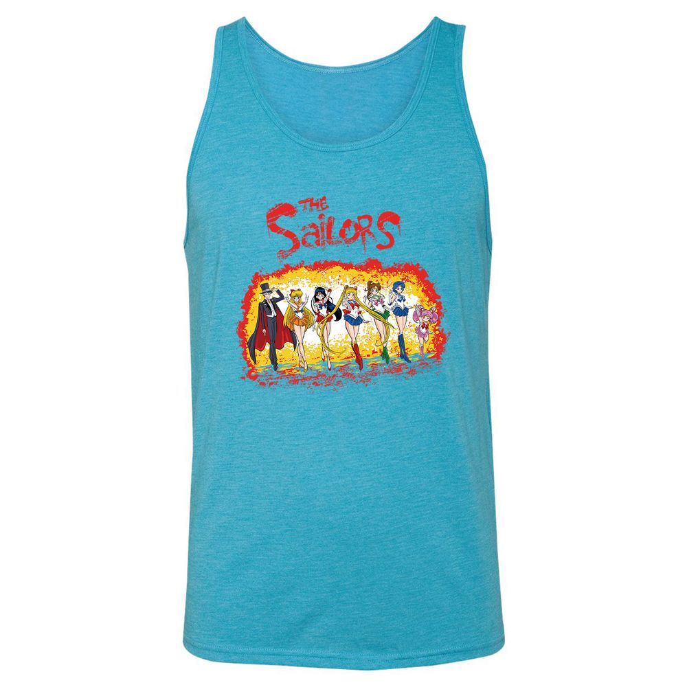 Unisex Jersey Tank - SX6PS4JV - Aqua Triblend - 3