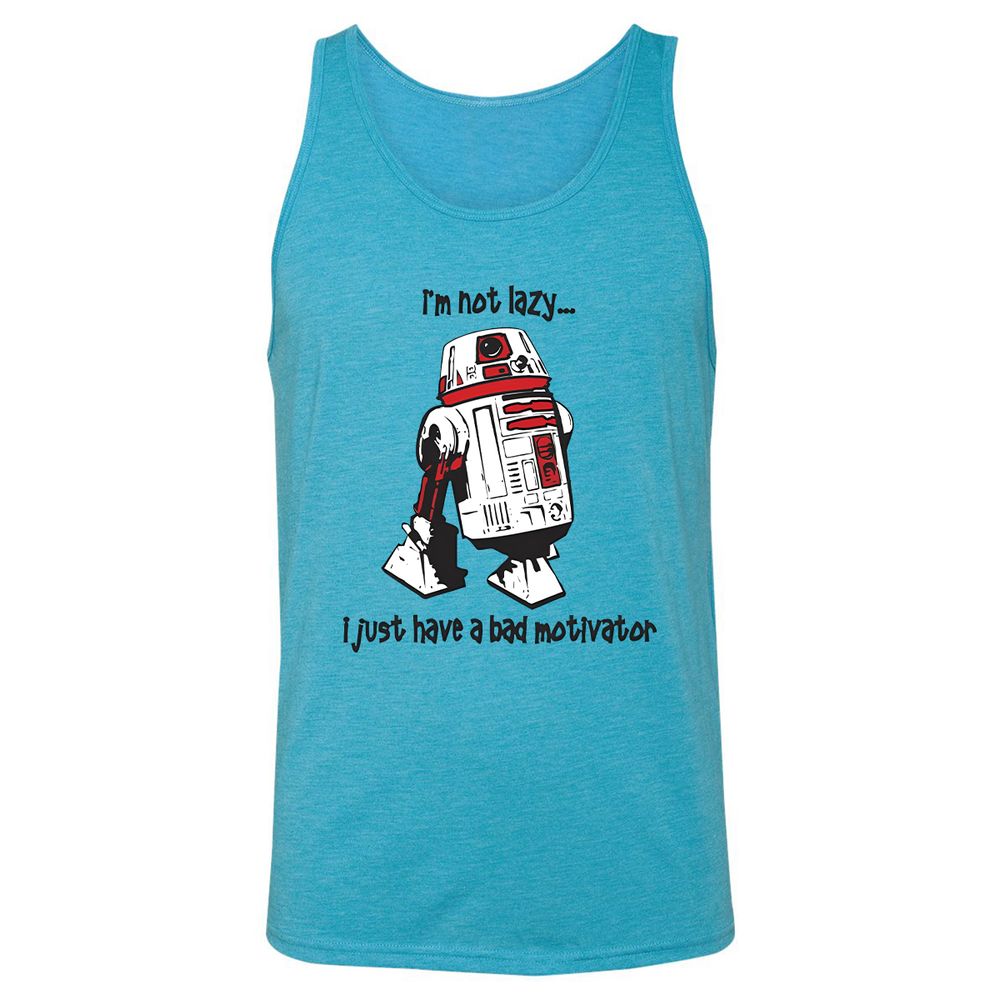 Unisex Jersey Tank - 74GEMP9F - Aqua Triblend - 3