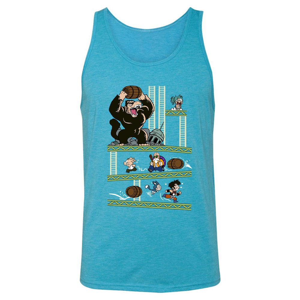Unisex Jersey Tank - 884W5DWG - Aqua Triblend - 3