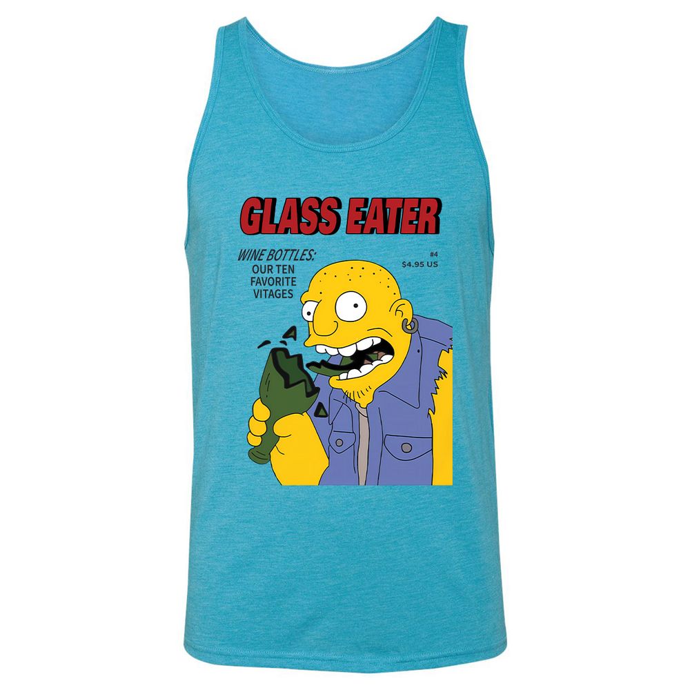 Unisex Jersey Tank - CU37WVVB - Aqua Triblend - 3
