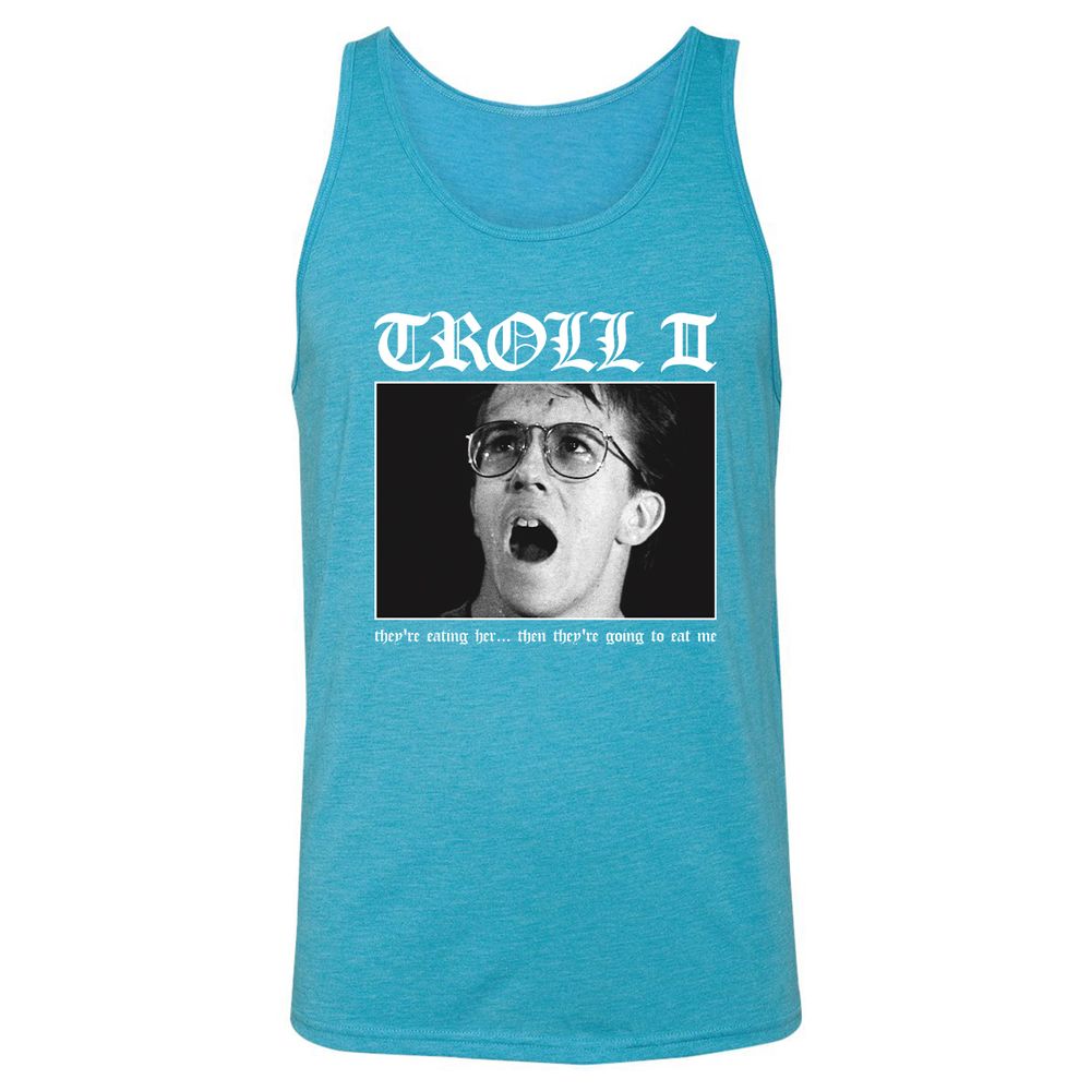 Unisex Jersey Tank - 73EH8P4X - Aqua Triblend - 3