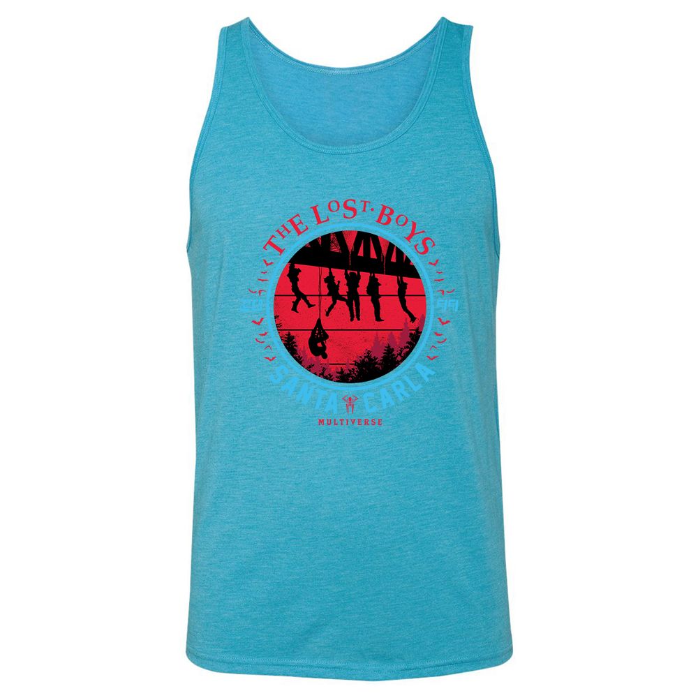 Unisex Jersey Tank - N7VFZTK1 - Aqua Triblend - 3