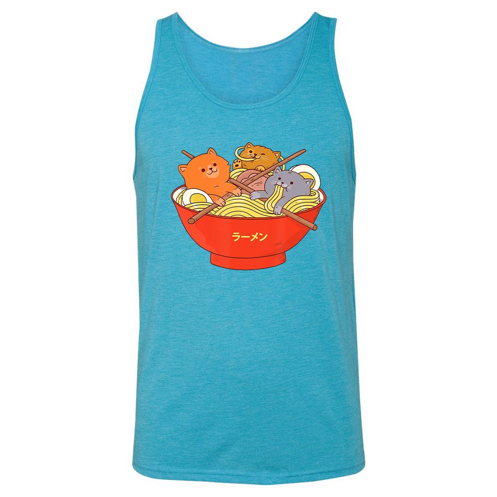 Unisex Jersey Tank - V44C8HY1 - Aqua Triblend - 3