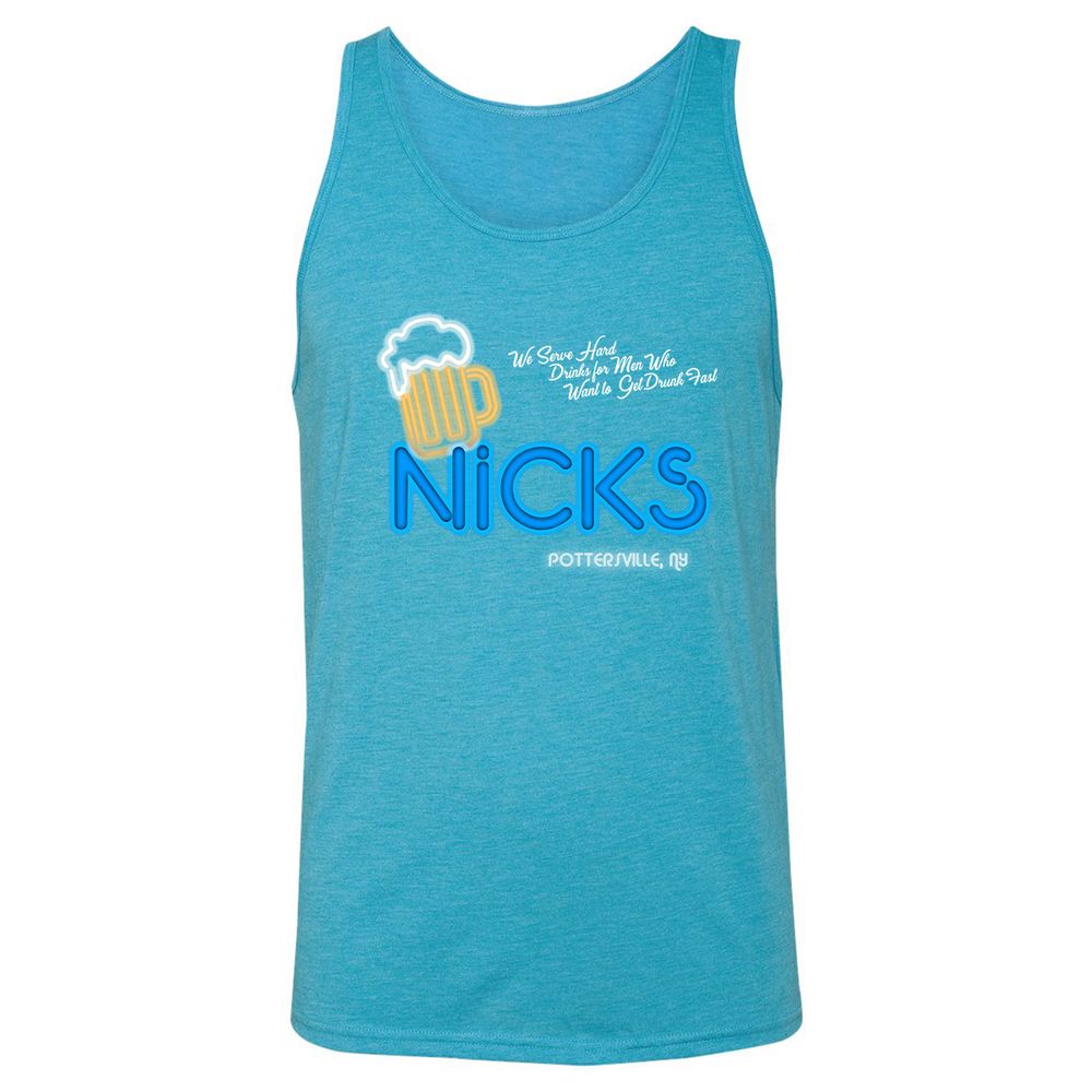 Unisex Jersey Tank - JNA9APQN - Aqua Triblend - 3