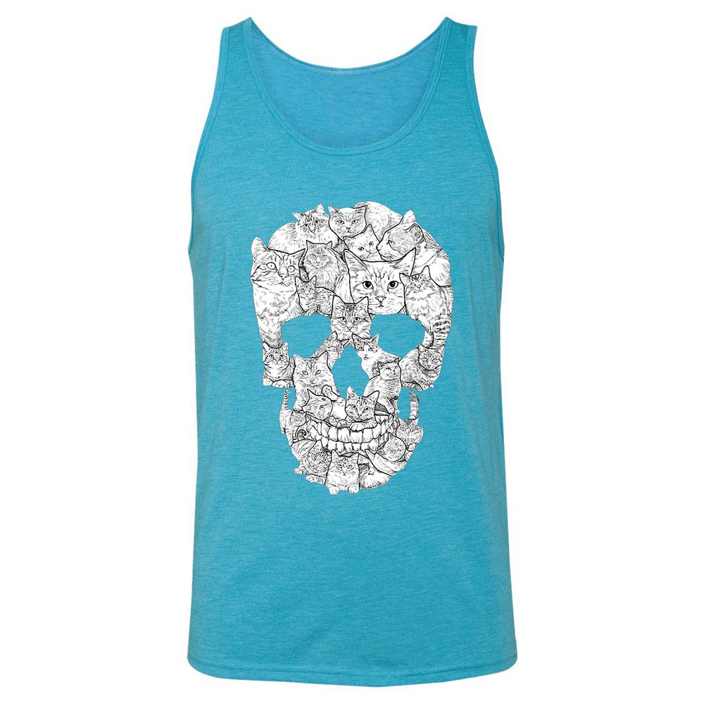Unisex Jersey Tank - A3CCQJC9 - Aqua Triblend - 3