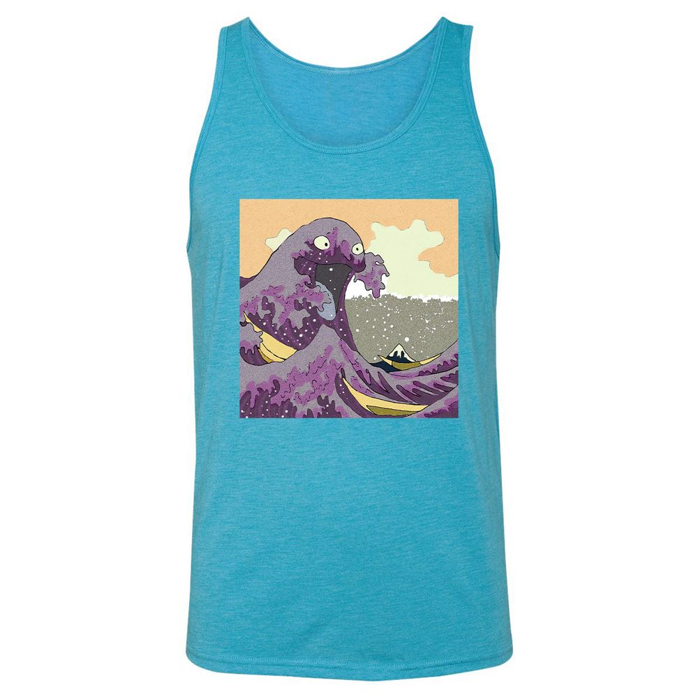 Unisex Jersey Tank - RJSPM28R - Aqua Triblend - 3