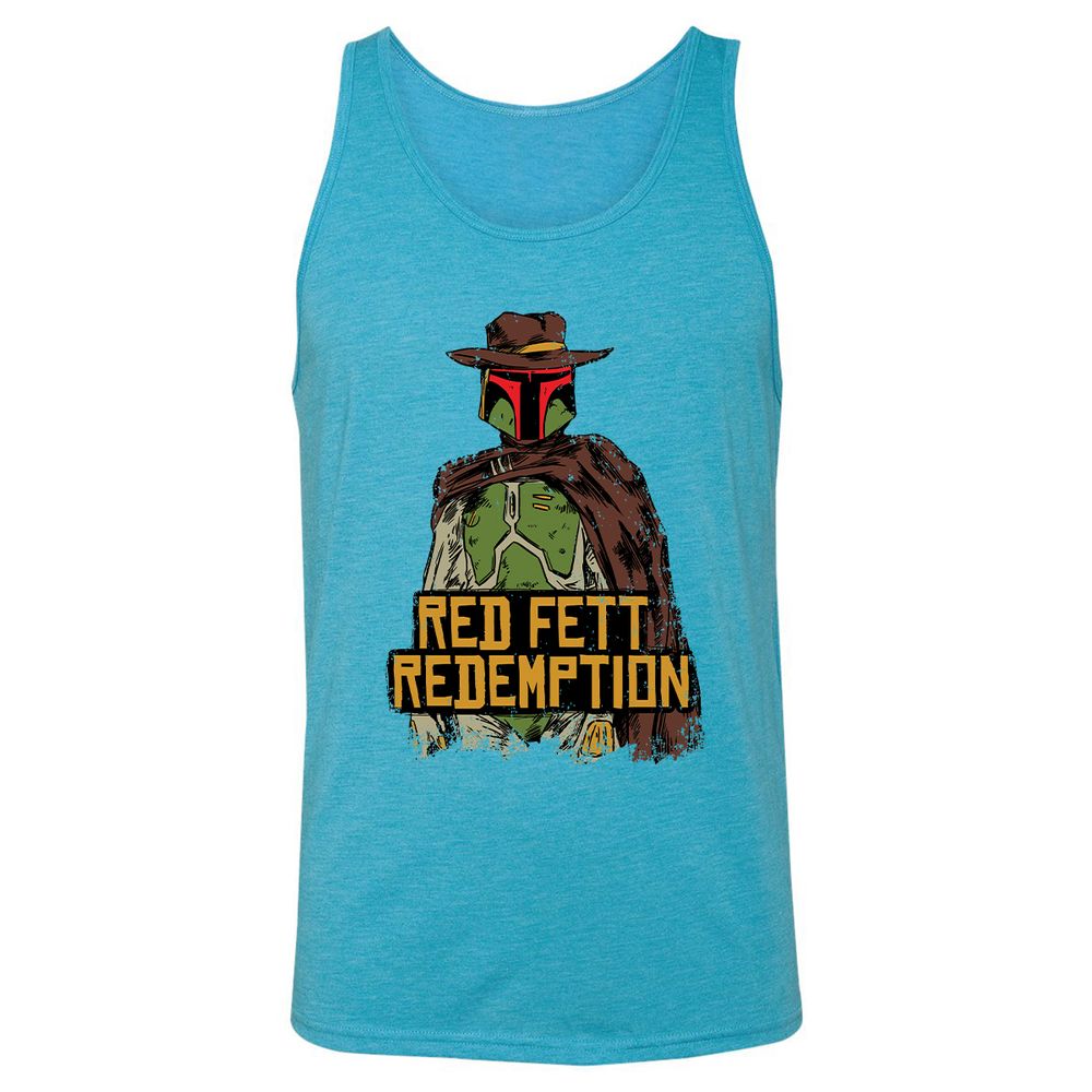 Unisex Jersey Tank - Y3SP3VWX - Aqua Triblend - 3