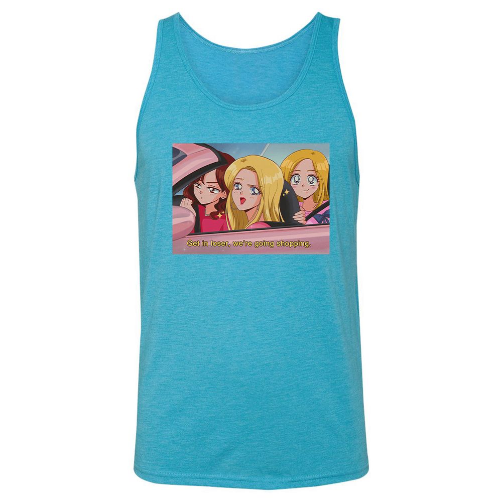 Unisex Jersey Tank - K6MDAS1F - Aqua Triblend - 3