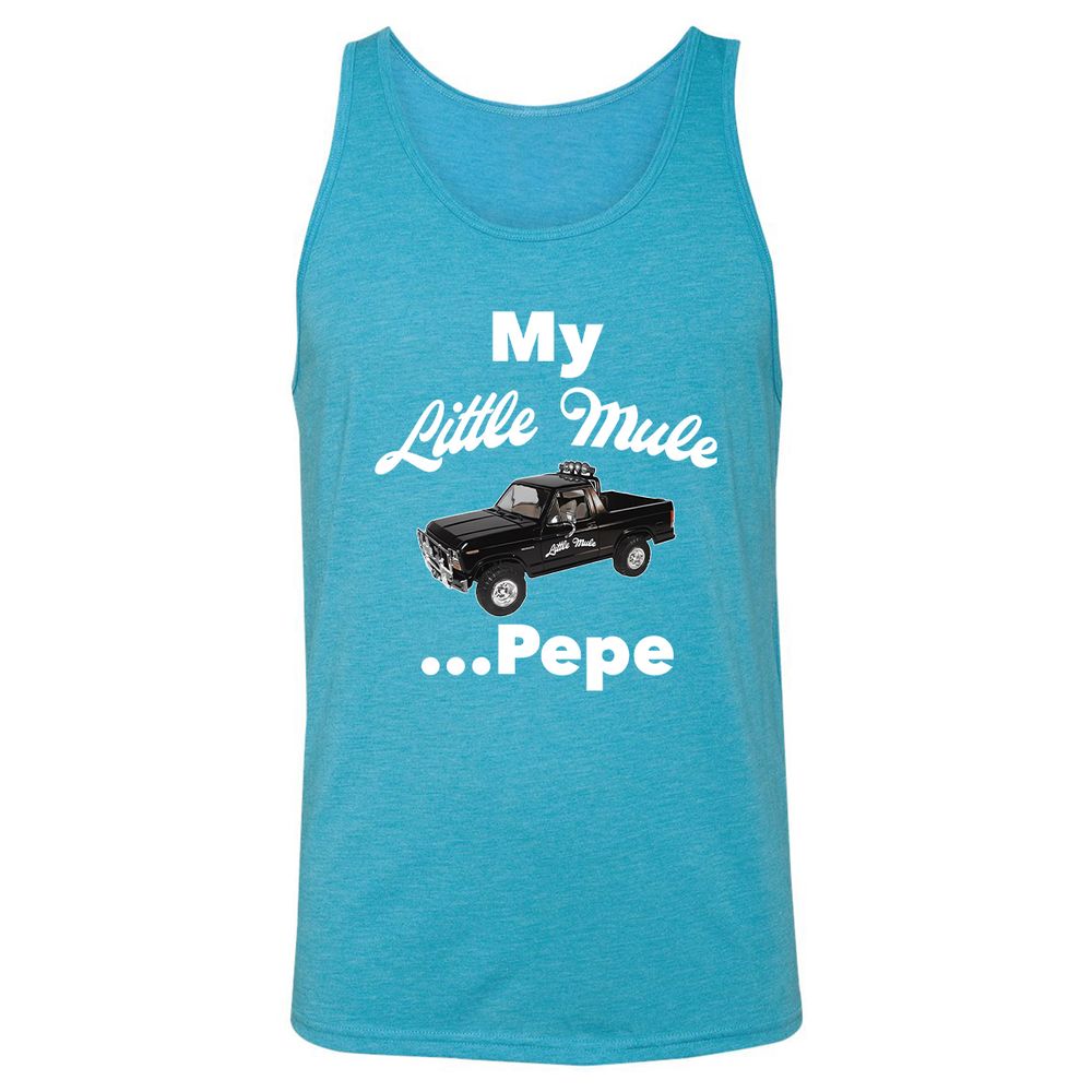 Unisex Jersey Tank - WKYXY9ZP - Aqua Triblend - 3