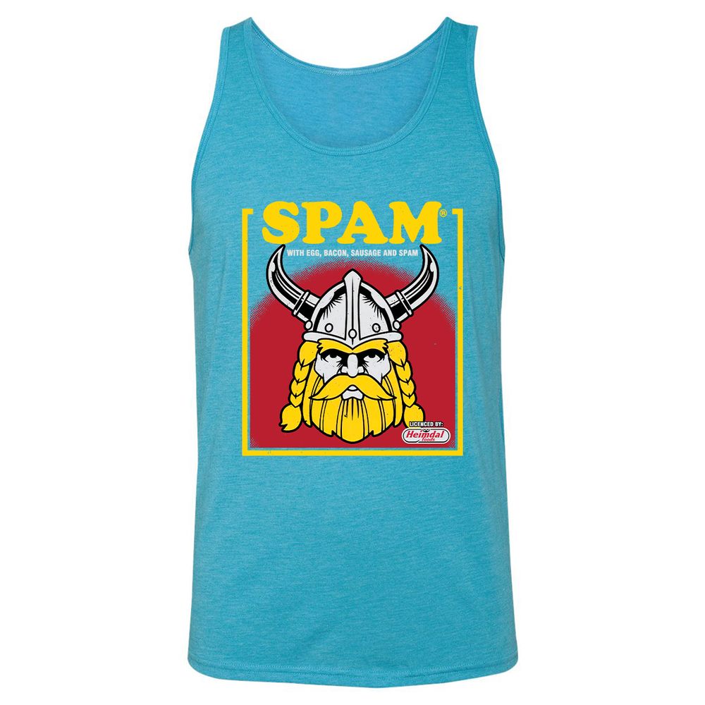 Unisex Jersey Tank - PYW25QLL - Aqua Triblend - 3