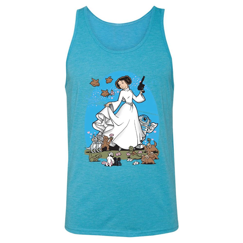 Unisex Jersey Tank - CGTUUFA3 - Aqua Triblend - 3