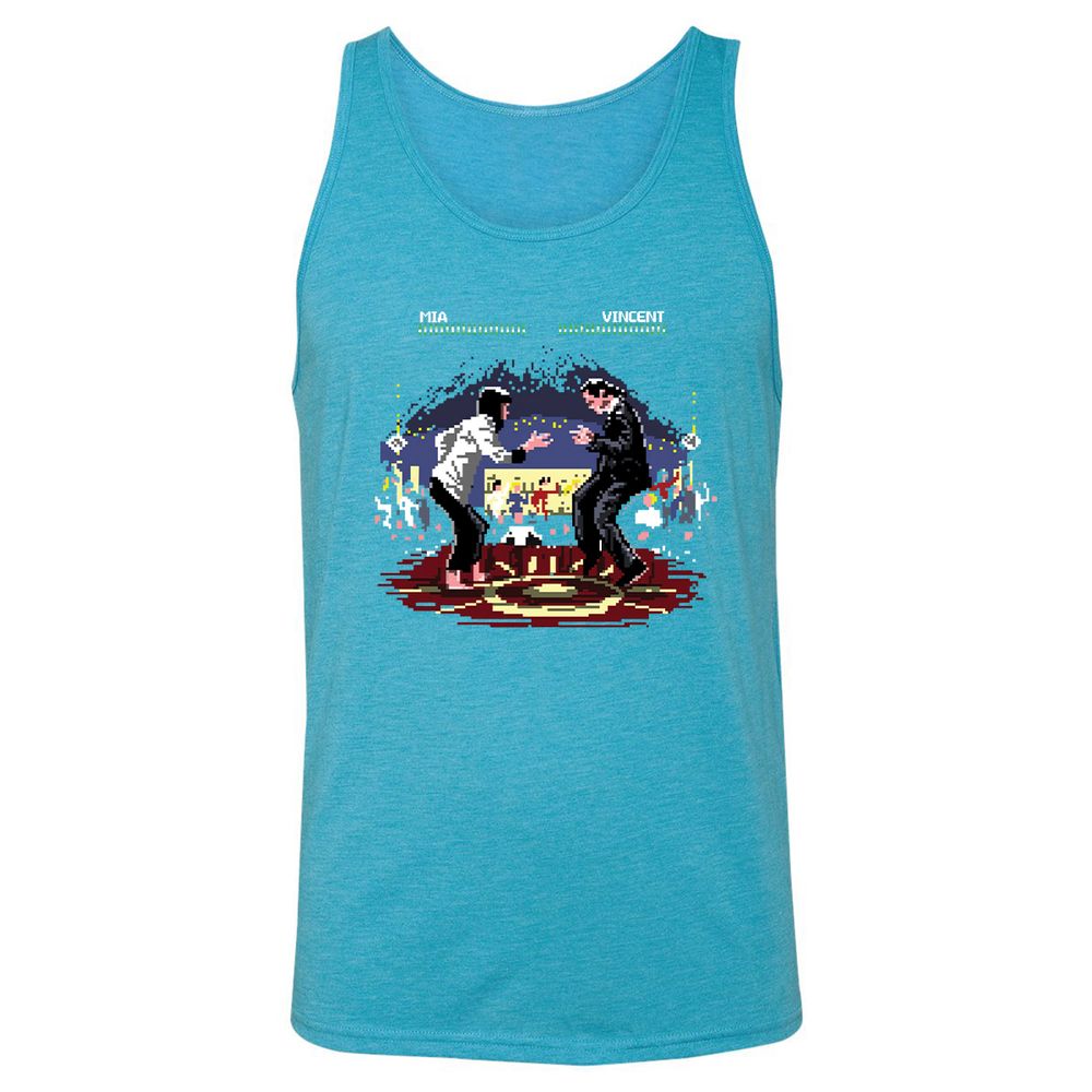 Unisex Jersey Tank - RDU4SG9J - Aqua Triblend - 3