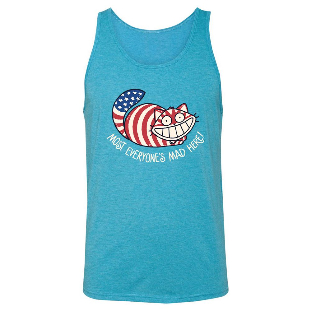 Unisex Jersey Tank - 38RY9T1H - Aqua Triblend - 3