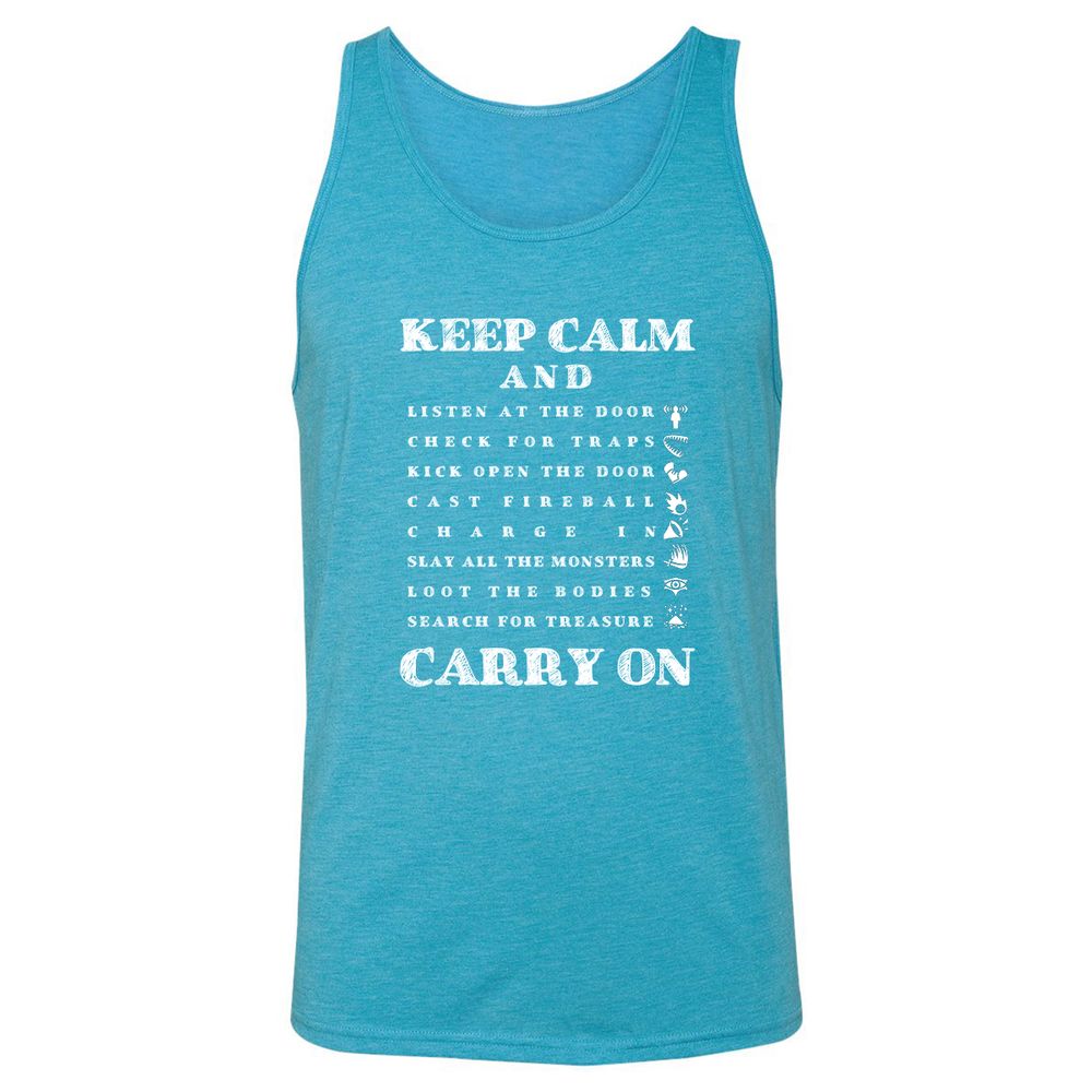 Unisex Jersey Tank - 9V2XA8RL - Aqua Triblend - 3