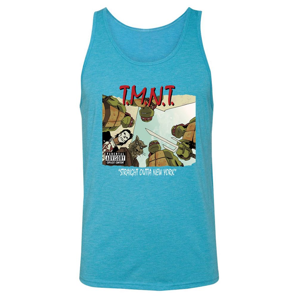 Unisex Jersey Tank - PU1Q54SL - Aqua Triblend - 3