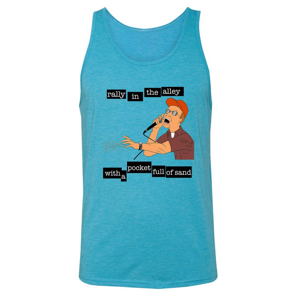 Unisex Jersey Tank - CNUD8K13 - Aqua Triblend - 3