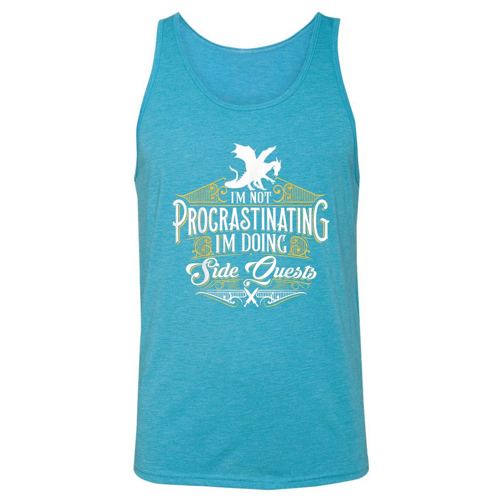 Unisex Jersey Tank - P973SGVU - Aqua Triblend - 3