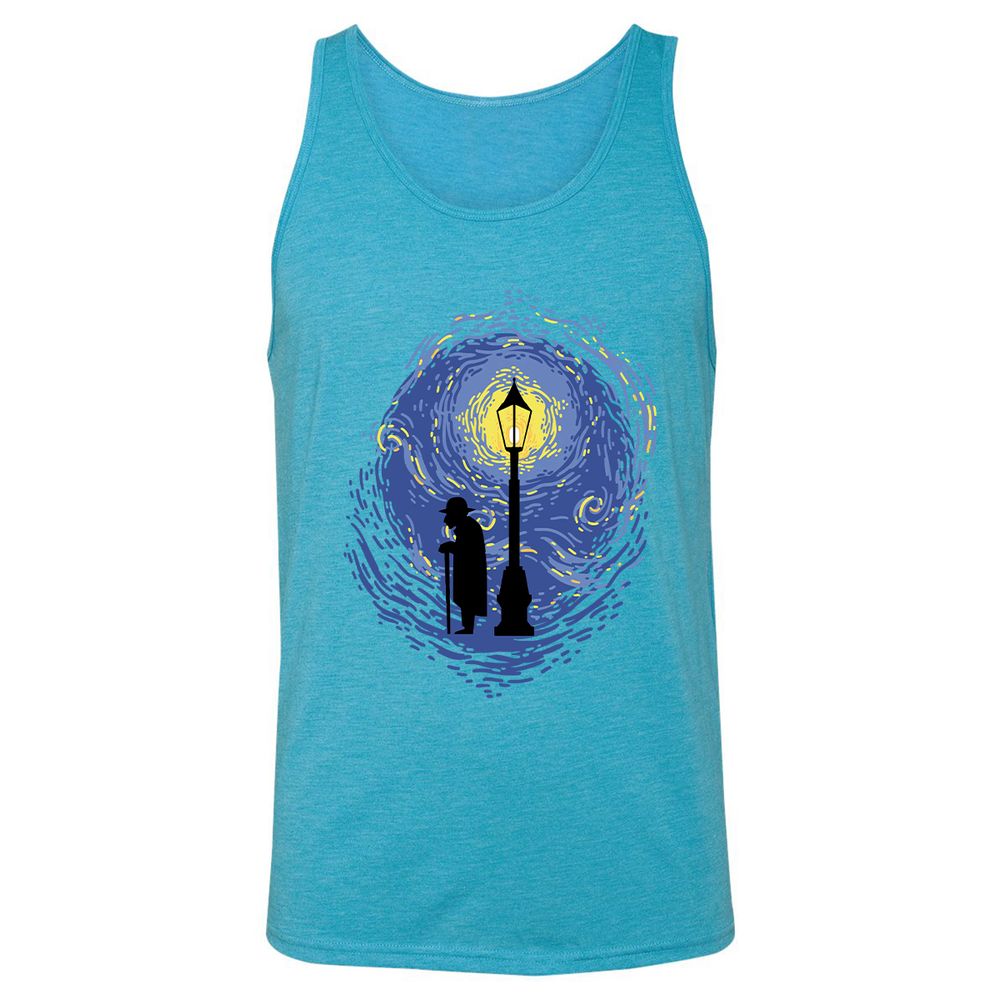 Unisex Jersey Tank - 4WMQZDYH - Aqua Triblend - 3