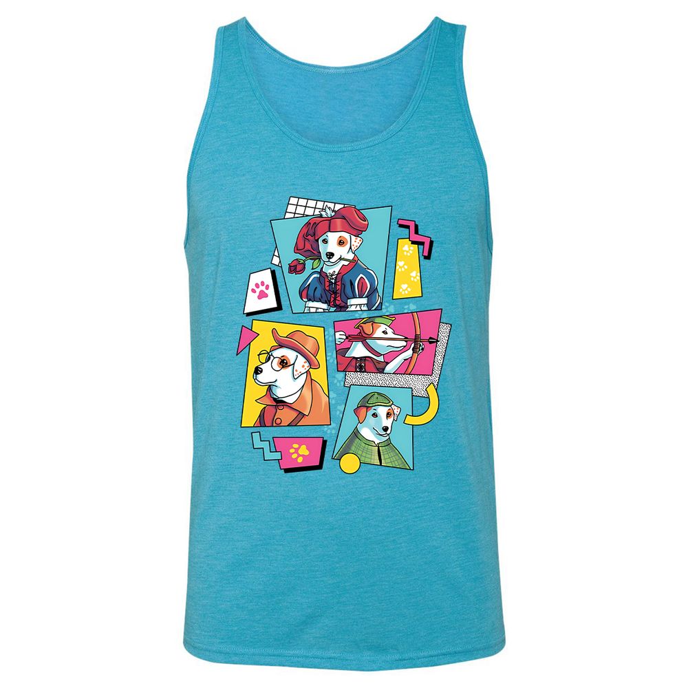 Unisex Jersey Tank - YTABT1MV - Aqua Triblend - 3