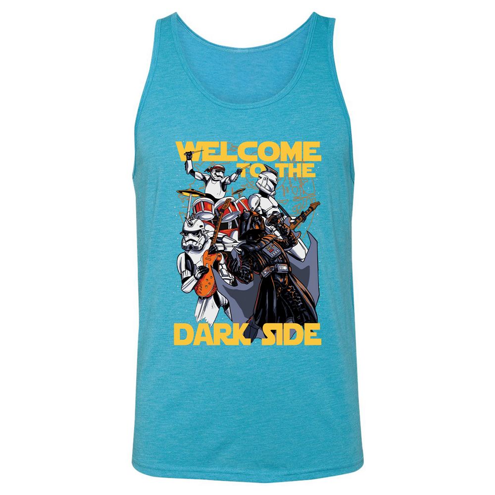 Unisex Jersey Tank - ZWSXTZ15 - Aqua Triblend - 3