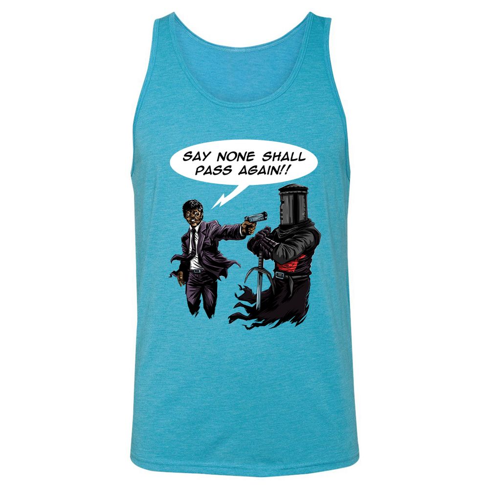 Unisex Jersey Tank - CLS8AMW8 - Aqua Triblend - 3