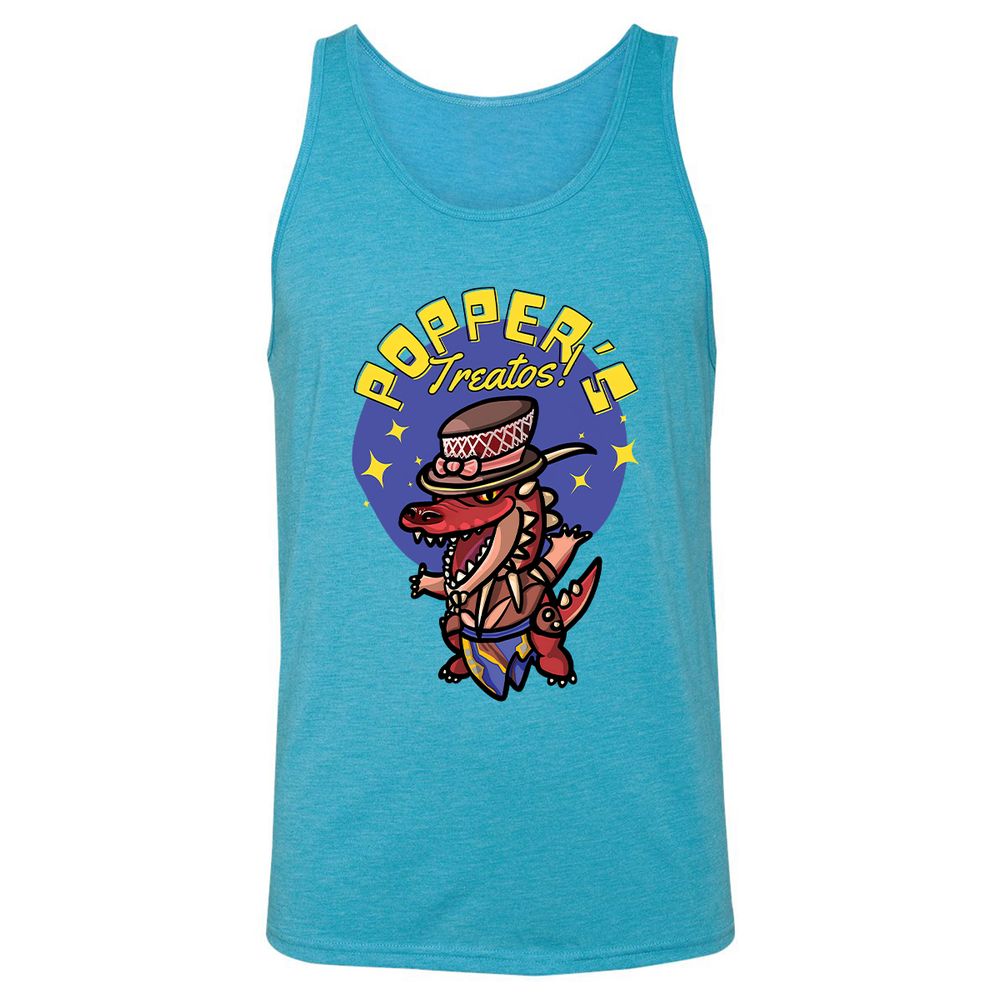 Unisex Jersey Tank - VE2RD9BD - Aqua Triblend - 3