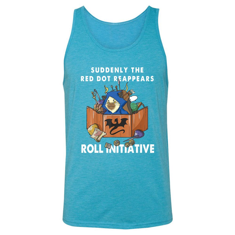 Unisex Jersey Tank - WMPCPYLK - Aqua Triblend - 3