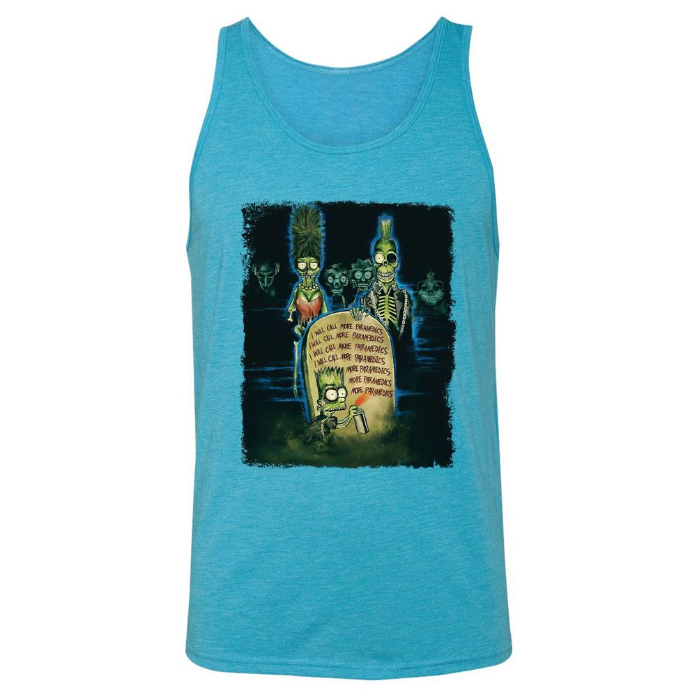Unisex Jersey Tank - 4VD4MBH1 - Aqua Triblend - 3