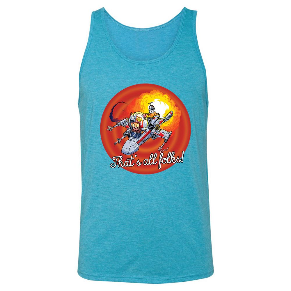 Unisex Jersey Tank - CQAYLNDD - Aqua Triblend - 3