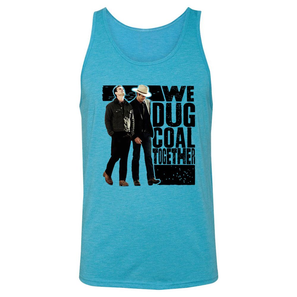 Unisex Jersey Tank - A746YURE - Aqua Triblend - 3